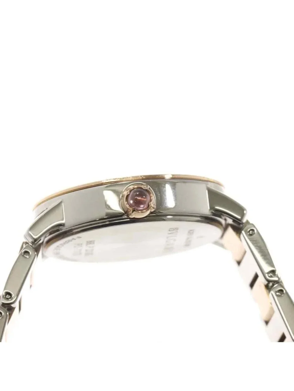 Bvlgari Boys Watch Diamond Brown 18k Pink Gold Automatic